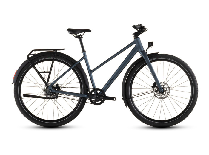 Vélo urbain EDITOR PRO FE Bleu Minéral/Chrome