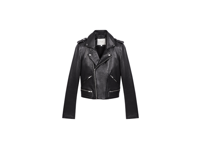 Blouson en cuir d'agneau