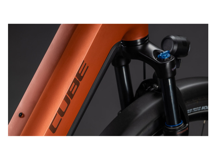 Vélo trekking électrique TOURING HYBRID COMFORT SLX 800 Rouge Chili
