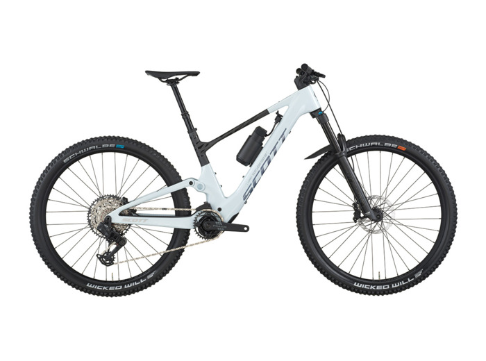 VTT tout suspendu électrique LUMEN 910 Blanc Cumulus