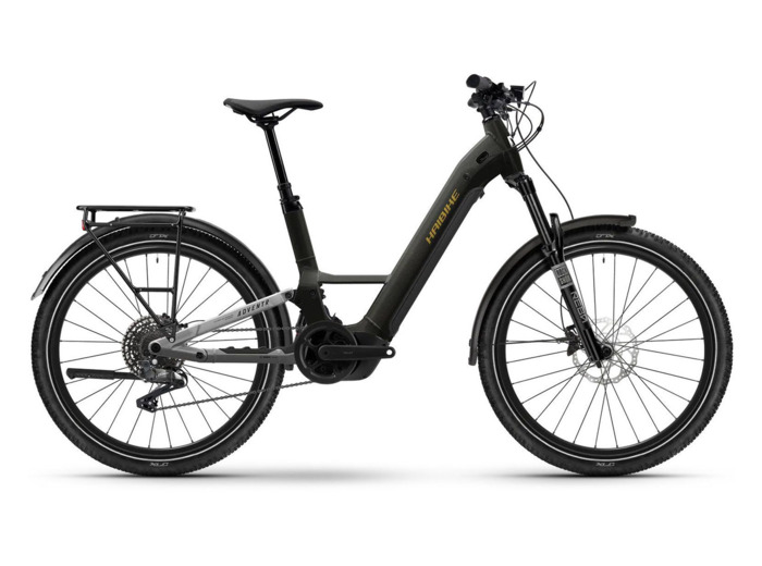 Vélo trekking électrique ADVENTR 6 LOW Noir/Chrome
