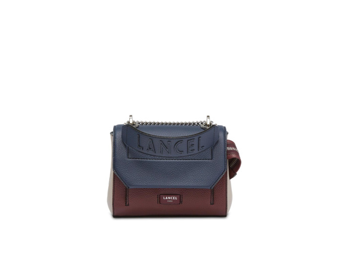 Ninon de Lancel - Sac rabat avec poignée - Petit modèle - Cuir grainé