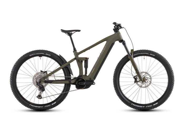 VTT tout suspendu électrique STEREO HYBRID ONE44 PRO 800 Olive/Or