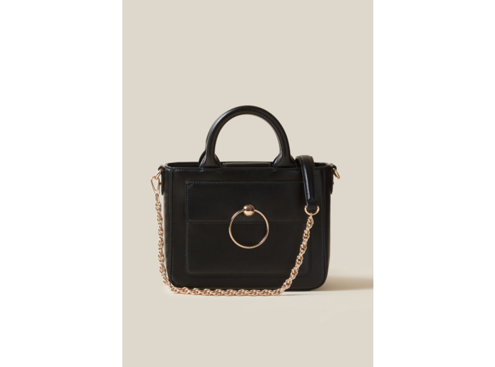 Sac Anouck cuir lisse chaîne