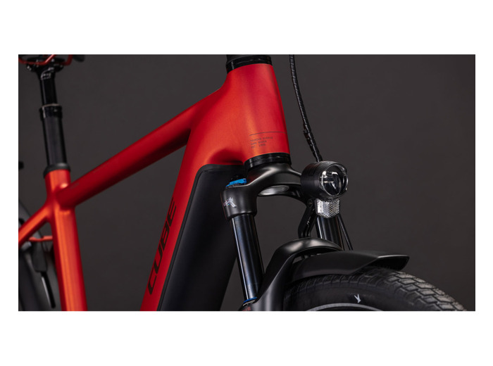 Vélo trekking électrique TOURING HYBRID COMFORT SLX 800 Rouge Chili
