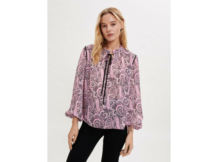 Top fluide imprimé Paisley