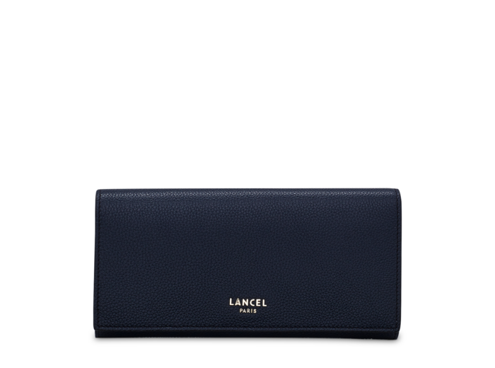 Lettrines de Lancel - Portefeuille Long - Bleu Marine