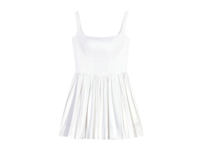Robe courte en coton