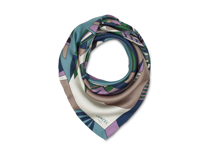 Motif Arabesque - Carré - Petit modèle - Twill de soie