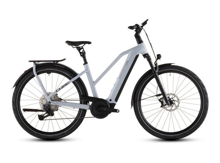 Vélo trekking électrique KATHMANDU HYBRID SLX 800 Gris/Gris