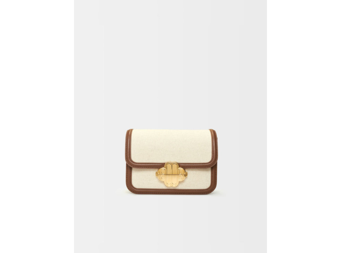 Sac en mix matières et cuir