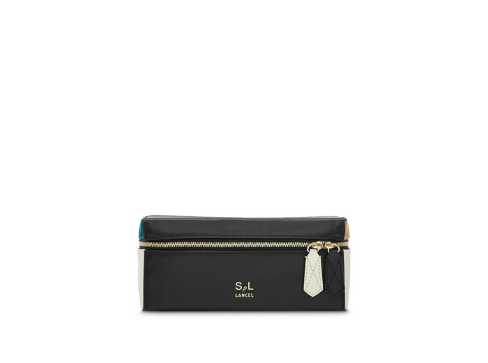 Signature de Lancel - Etui montres et bijoux - Cuir lisse et suède