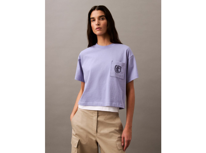T-SHIRT CROPPÉ BOXY