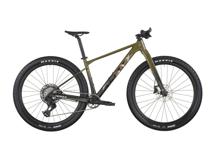 Vélo de gravel SCALE GRAVEL 20 Vert Kaki/Noir Carbone