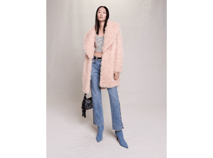 Manteau en fausse fourrure