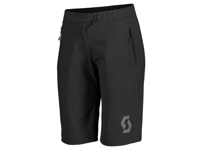 Short Femme TRAIL VERTIC AVEC PEAU Noir