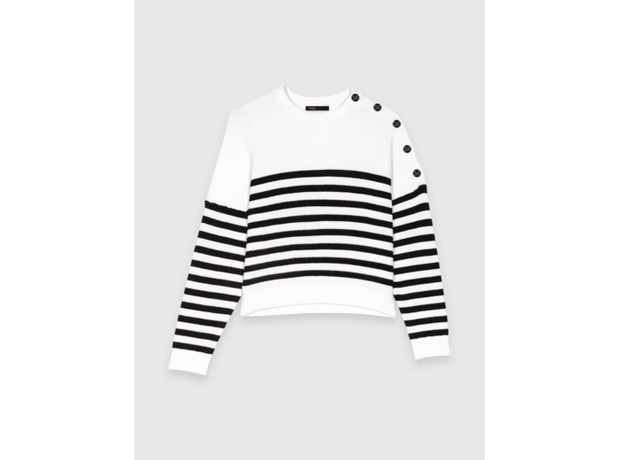 Pull en maille à rayures