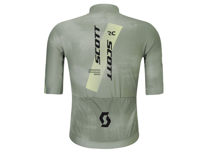 Maillot manches courtes Homme RC PRO Gris/Jaune Acide