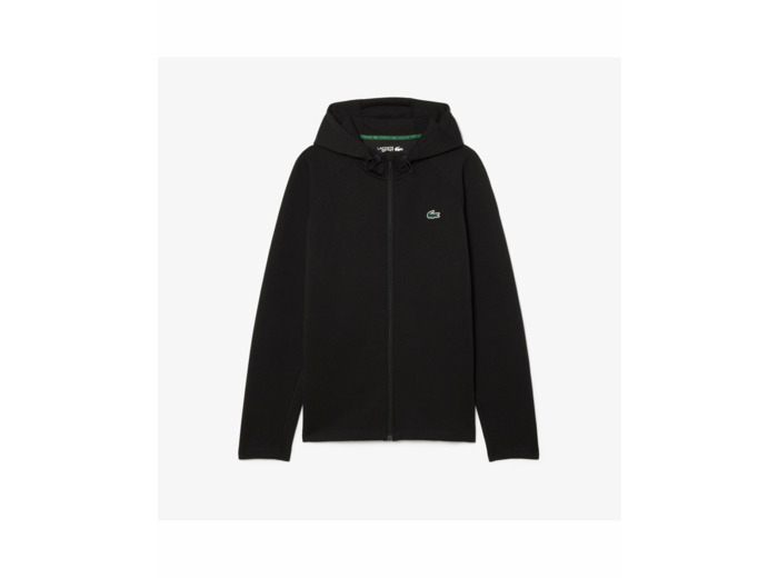 Sweat zip à capuche Homme Noir