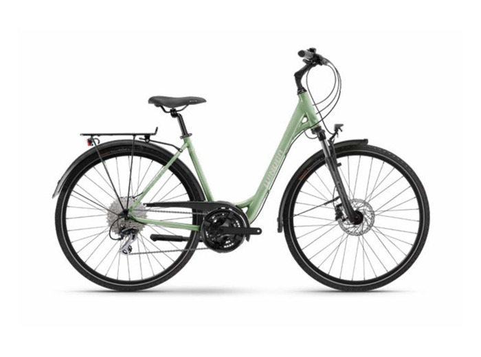 Vélo urbain/trekking DOMINGO X24 LOW Vert Prairie