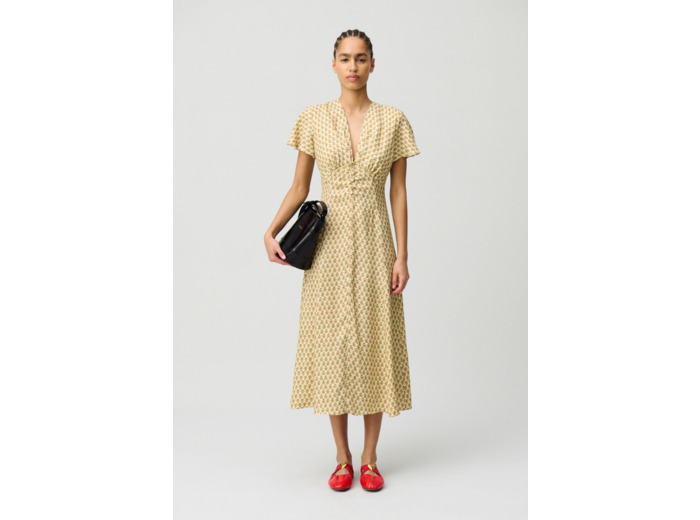 Robe mi-longue