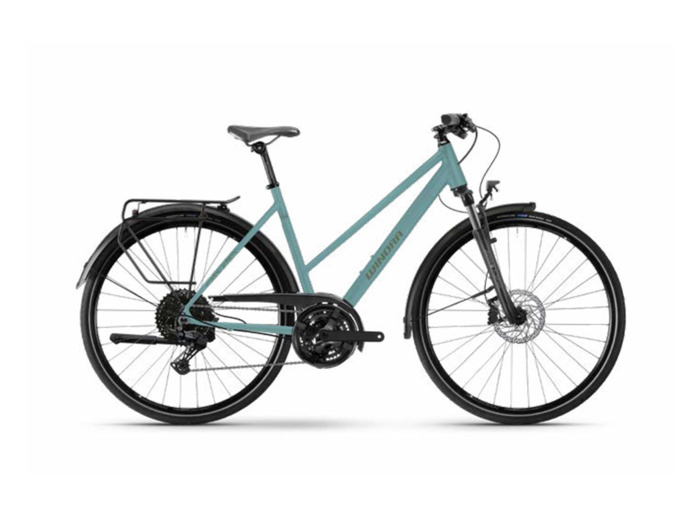 Vélo urbain/trekking DOMINGO X18 MID Bleu Pervenche