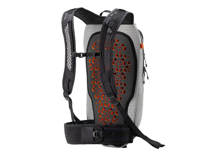 Sac à dos Unisexe TRAIL PROTECT 10 Gris Clair/Noir