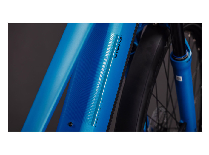 Vélo trekking électrique KATHMANDU HYBRID COMFORT PRO 800 Bleu Azur/Noir