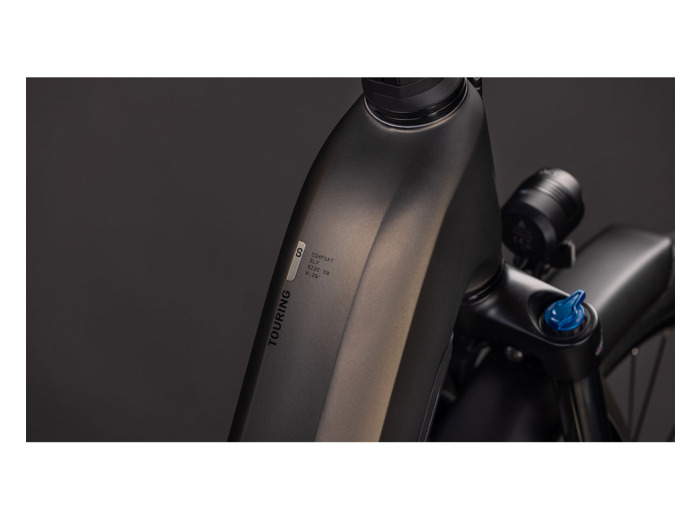 Vélo trekking électrique TOURING HYBRID COMFORT SLX 800 Charbon/Chrome