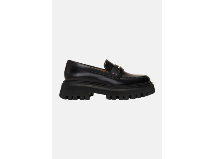 Mocassins en cuir à plateforme