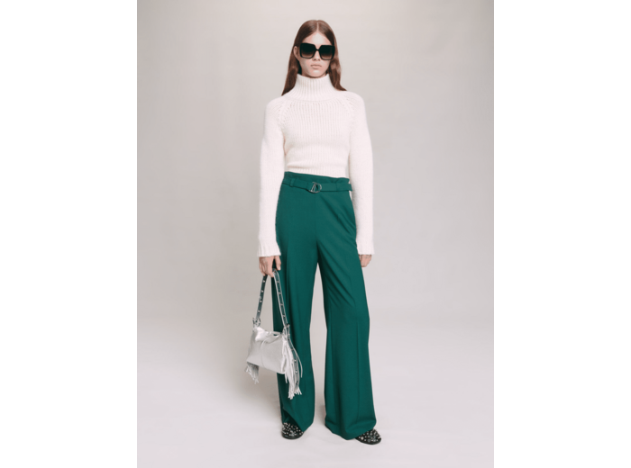 Pantalon de tailleur large