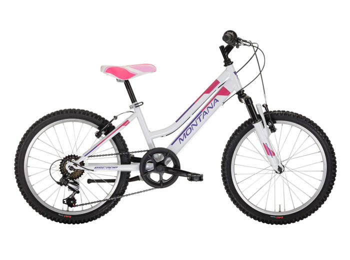 VTT semi rigide Enfant ESCAPE 20 GIRL Blanc