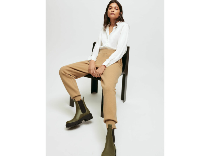 Pantalon en maille façon jogging