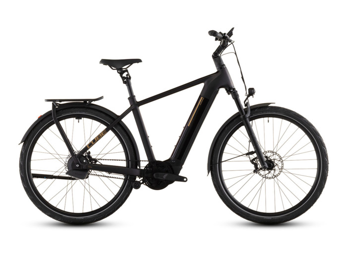 Vélo trekking électrique KATHMANDU HYBRID COMFORT SLX 800 Noir/Or
