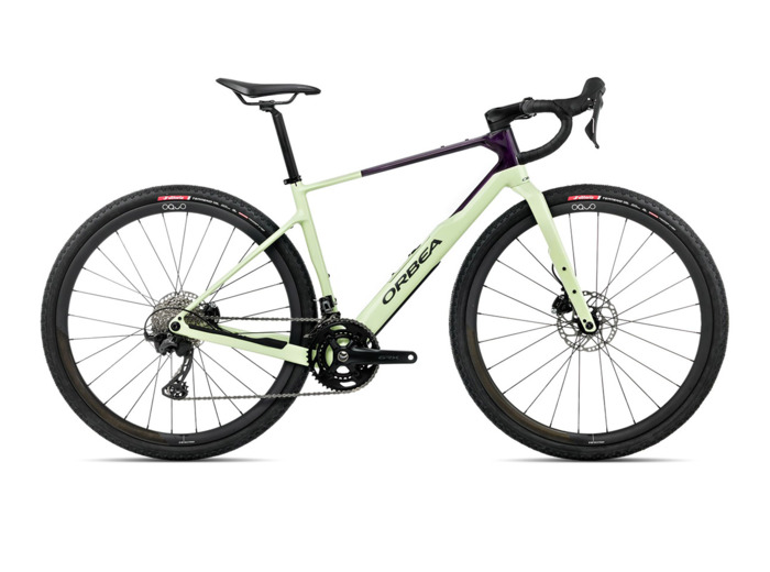 Vélo de gravel TERRA M35TEAM Vert Acide/Violet