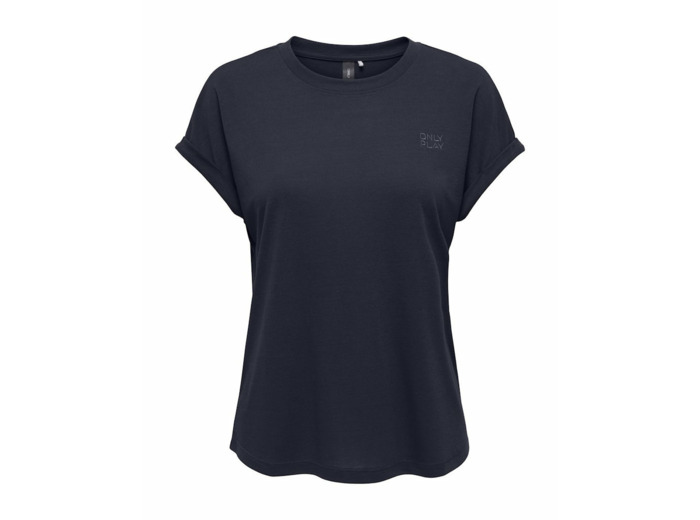T-shirt Femme ONPFREI LIFE EMBR SS BAT LOOSE JRS TEE Bleu