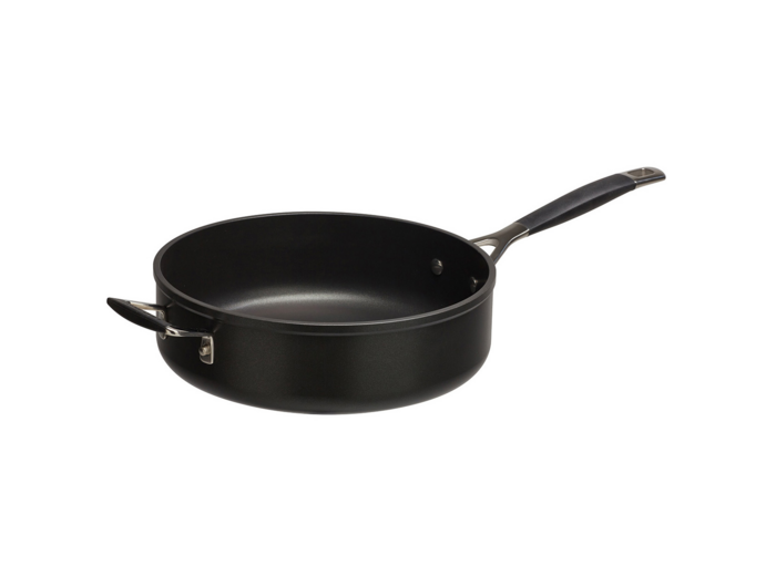 Sauteuse à Bord Droit 28cm Anti-adhérente Les Forgées avec poignée d'assistance