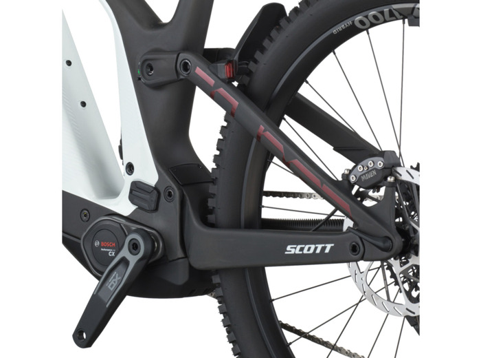 VTT tout suspendu électrique PATRON ST 900 TUNED Noir Carbone/Blanc Pastel