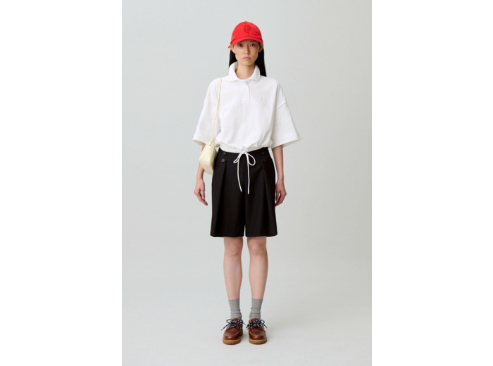 T-shirt coton col polo