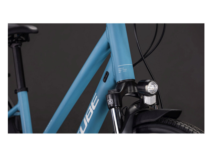 Vélo trekking TOURING ONE Bleu/Gris