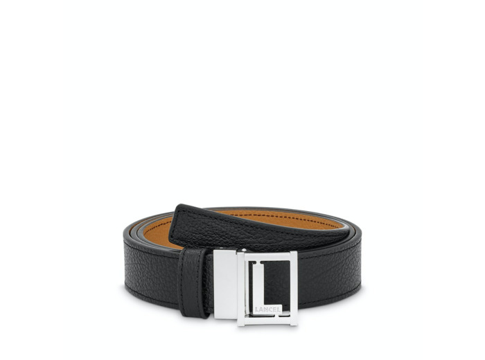 Max de Lancel - Ceinture réversible - Noir/Camel