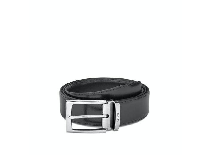 JULES - CEINT 35 JULES RUTHENIUM SATINE - Cuir lisse et métal