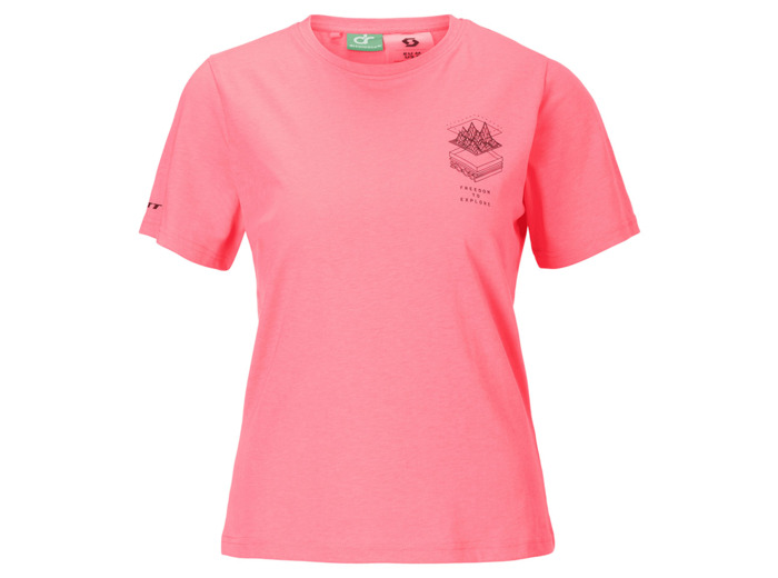 T-shirt manches courtes Femme DEFINED DRI Rose Digital