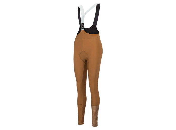 Collant à bretelles Femme RC PRO WARM +++ REMIX Pain Marron