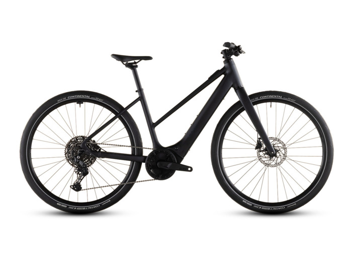 Vélo urbain électrique EDITOR HYBRID PRO 400X Charbon