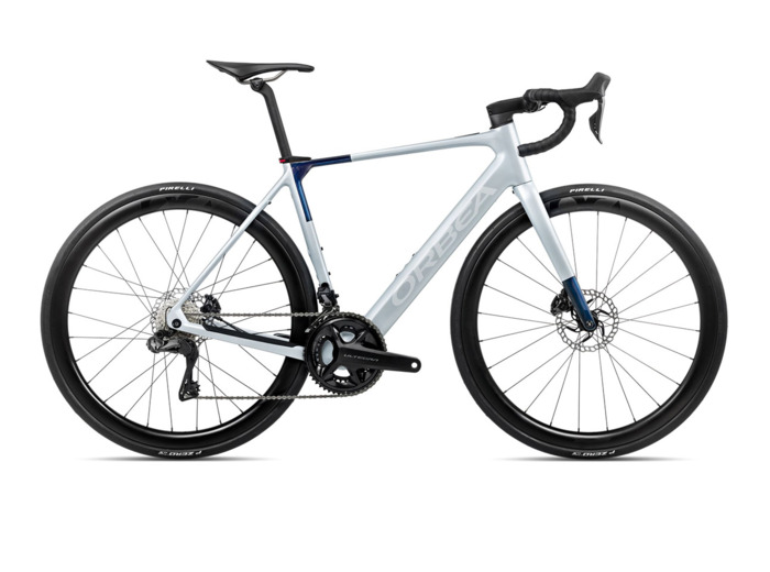 Vélo de route électrique GAIN M20I Argent/Bleu