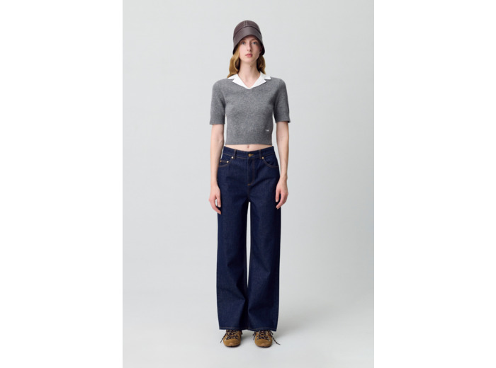 Pull ajusté maille fine