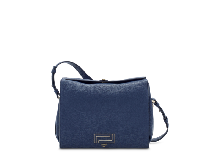Pia de Lancel - Sac porté croisé - grand modèle - Bleu Petrole