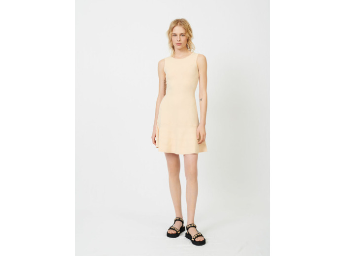 Robe maille fine en jacquard