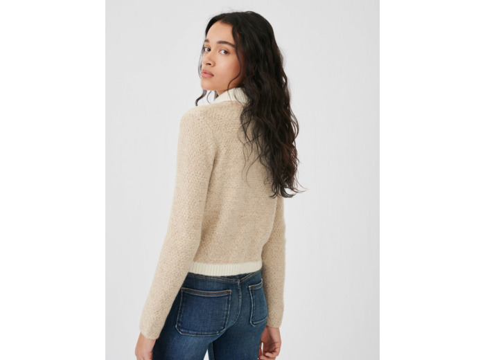 Cardigan avec détails mors sur poches